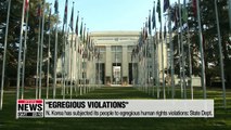 U.S. calls out N. Korea's human rights abuses