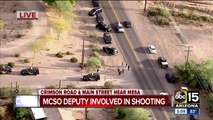 MCSO investigating deputy-involved shooting In Mesa