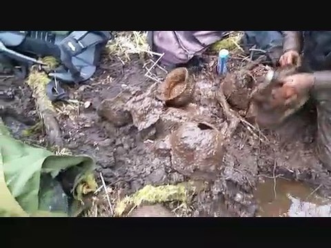 WW2 Relic Hunting - German Helmets.