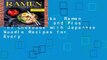 About For Books  Ramen for Beginners and Pros: The Cookbook with Japanese Noodle Recipes for Every