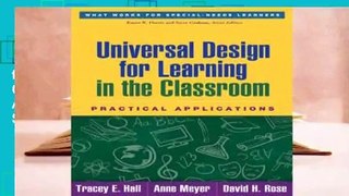 Universal Design for Learning in the Classroom: Practical Applications  Best Sellers Rank : #3
