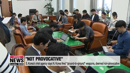 N. Korea appears to have fired "ground-to-ground" weapons: NIS
