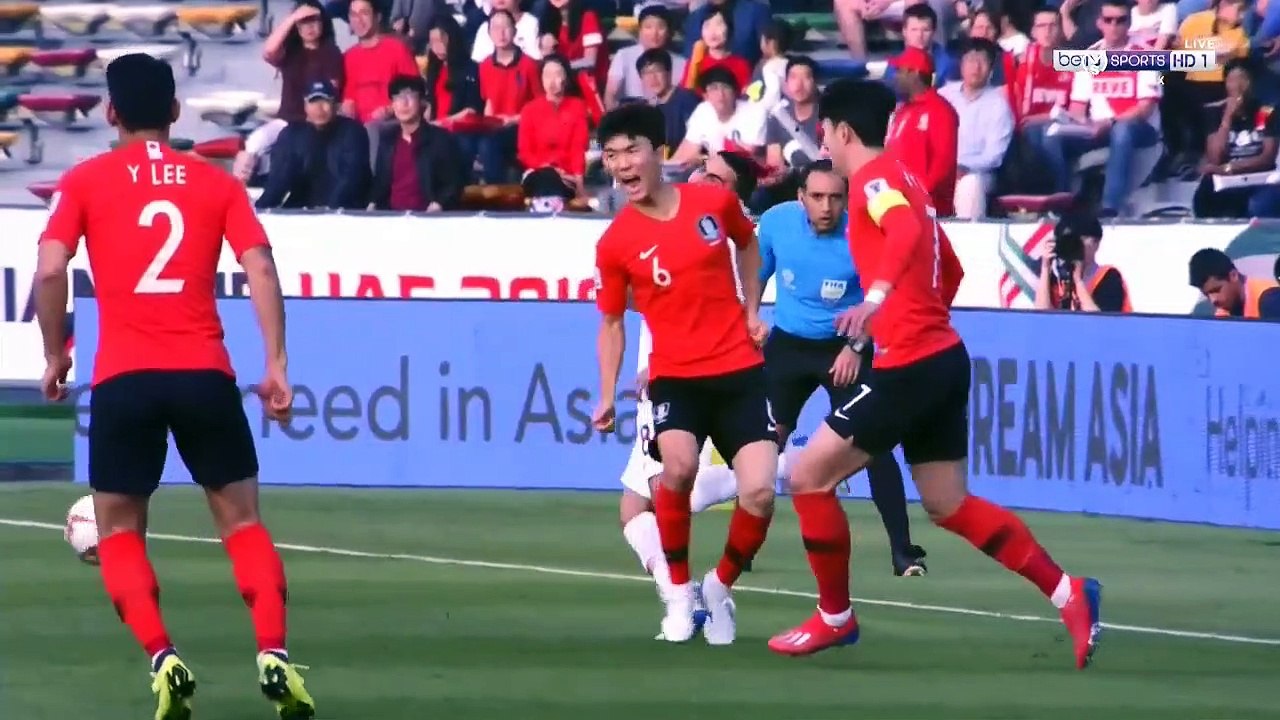 الشوط الاول مباراة قطر و كوريا الجنوبية 1-0 ربع...