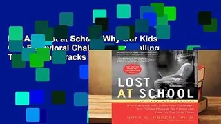 R.E.A.D Lost at School: Why Our Kids with Behavioral Challenges are Falling Through the Cracks and