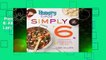 Popular to Favorit  Hungry Girl Simply 6: All-Natural Recipes with 6 Ingredients or Less by Lisa