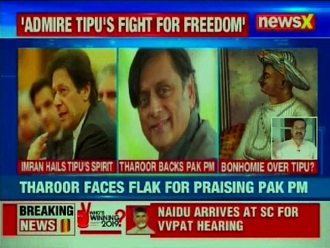 Shashi Tharoor backs Pakistan PM Imran Khan for remembering Tipu Sultan death anniversary