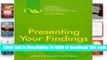 [Read] Presenting Your Findings: A Practical Guide for Creating Tables  For Online