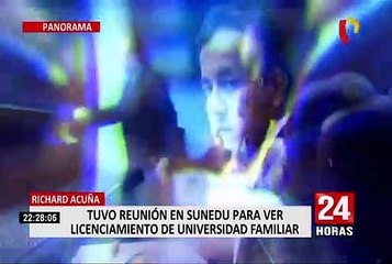 Presunto conflicto de intereses: ¿Richard Acuña debería ir a Comisión de Ética?