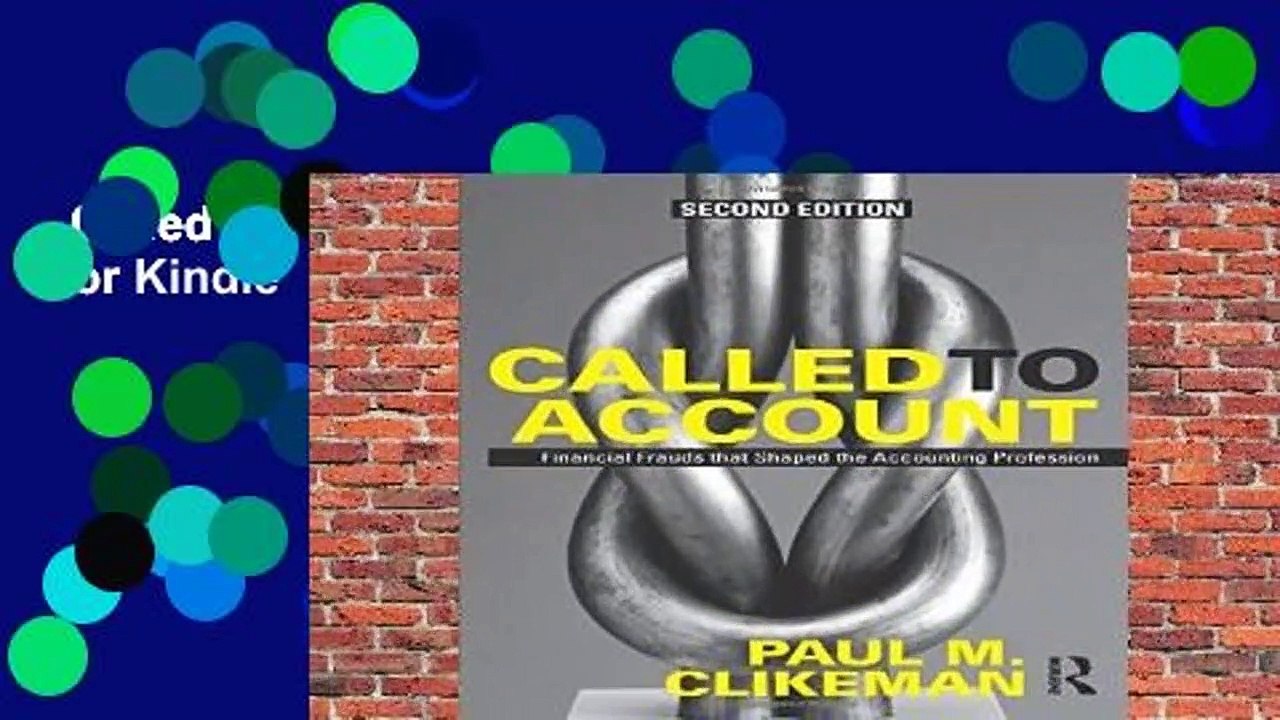 Called to Account  For Kindle