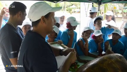 Les scolaires de Bora Bora sensibilisés à la protection des tortues