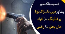Peshawar: 3 killed, 3 injured in firing incident; Police
