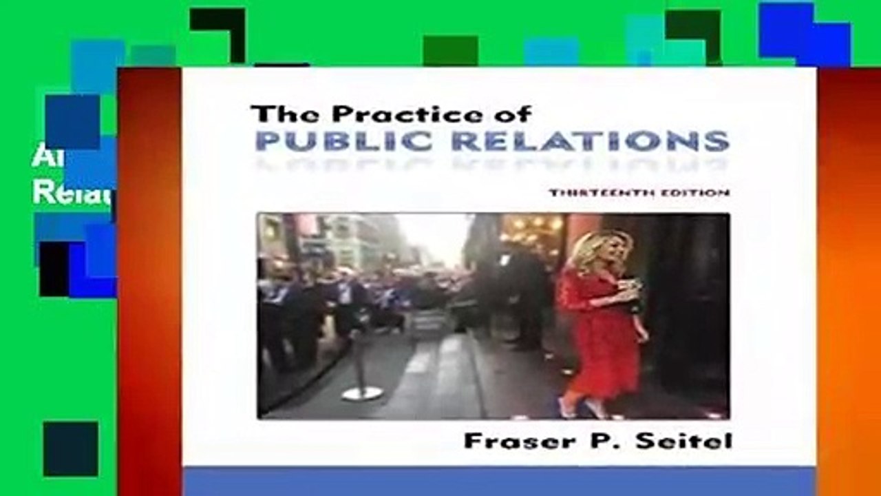 About For Books  The Practice of Public Relations  Review