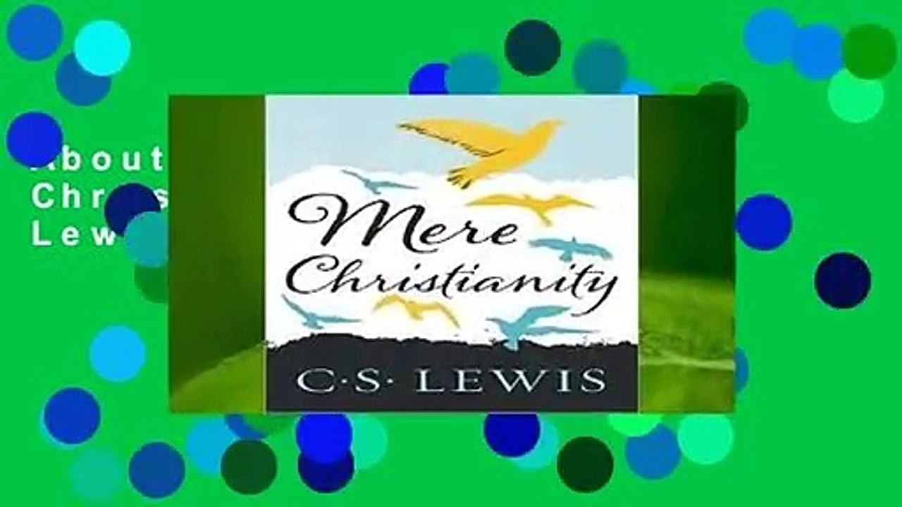 About For Books  Mere Christianity by C.S. Lewis