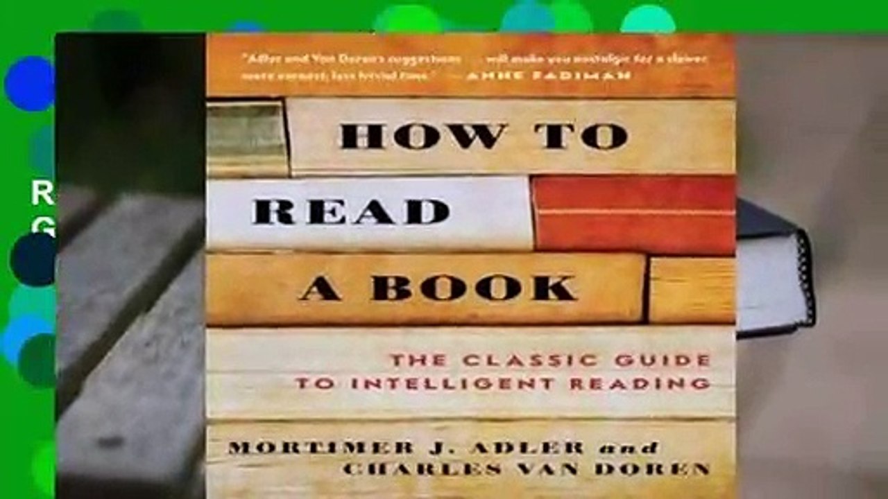Best product  How to Read a Book: The Classic Guide to Intelligent Reading - Mortimer J. Adler