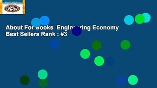 About For Books  Engineering Economy  Best Sellers Rank : #3