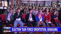 Election task force orientation, isinagawa