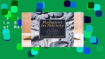 Full version  Religion in Society: A Sociology of Religion Complete
