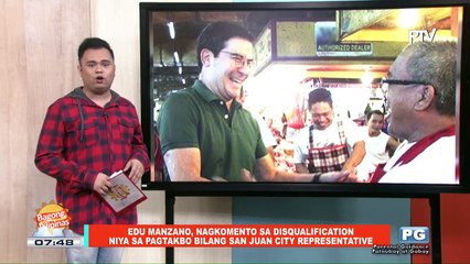 FIFIRAZZI: Edu Manzano, nagkomento sa disqualification niya sa pagtakbo bilang San Juan City rep