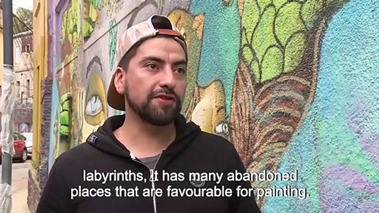 Chile's Valparaiso, an 'open-air gallery' of street art and graffiti
