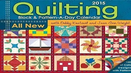 R.E.A.D Quilting Block   Pattern-A-Day 2015 Box Calendar D.O.W.N.L.O.A.D