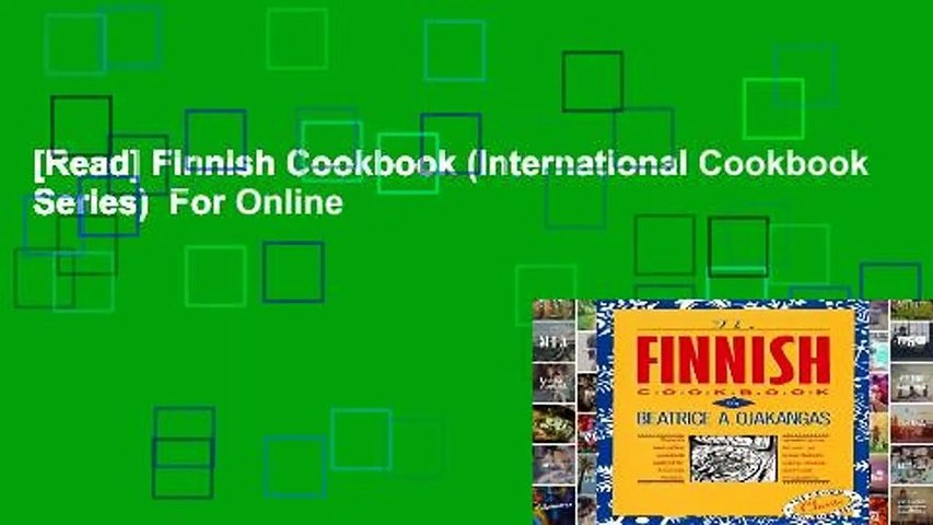 [Read] Finnish Cookbook (International Cookbook Series)  For Online