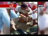 सरपंच व महिला श्रमिकों द्वारा बुजुर्ग की पिटाई का VIDEO वायरल!-VIDEO viral beating of the elderly! in pali
