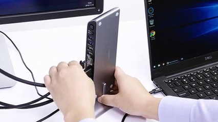 USB C Gen 2 Dock with Dual 4K DisplayPort | Cable Matters