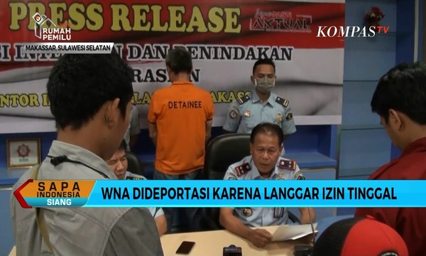 Langgar Izin Tinggal Untuk Berjualan Obat, WN Tiongkok Dideportasi