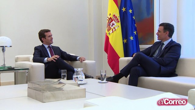 Pablo Casado, tras la reunión con Sánchez, afirma que no facilitará su investidura con una abstención