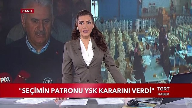 Binali Yıldırım: Seçimin Patronu YSK Kararını Verdi