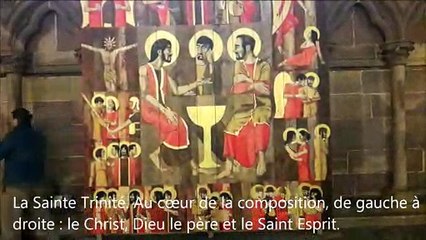 Sur des panneaux en bois, l'artiste Christoff Baron revisite la vie du Christ