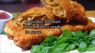 Chicken Spring Rolls Recipe For Ramzan - Chicken Fried Rolls Recipe For Ramzan - Make and Freeze