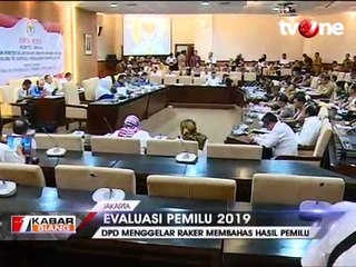Evaluasi Pemilu 2019, DPD Undang Kapolri Sampai Panglima TNI
