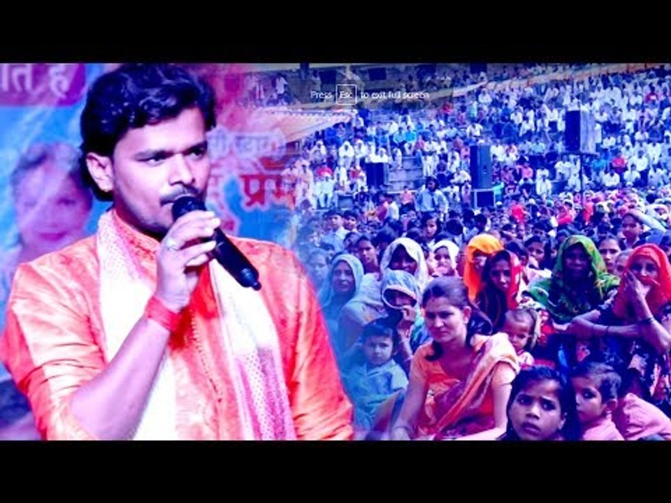 Pramod Premi का सबसे बड़ा स्टेज प्रोग्राम 2018 - मईया झुलेली झुलवा निमिया तरवा ना - Stage Show Delhi