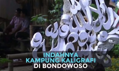 Indahnya Kampung Kaligrafi di Bondowoso