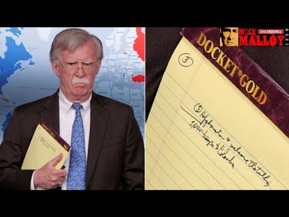 John Bolton´s Little Notepad