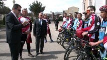 Samsun’dan yola çıkan bisikletçiler Erzurum’a ulaştı