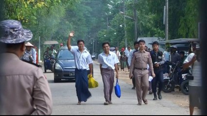 'I am a journalist and I am going to continue': Reuters reporters freed in Myanmar