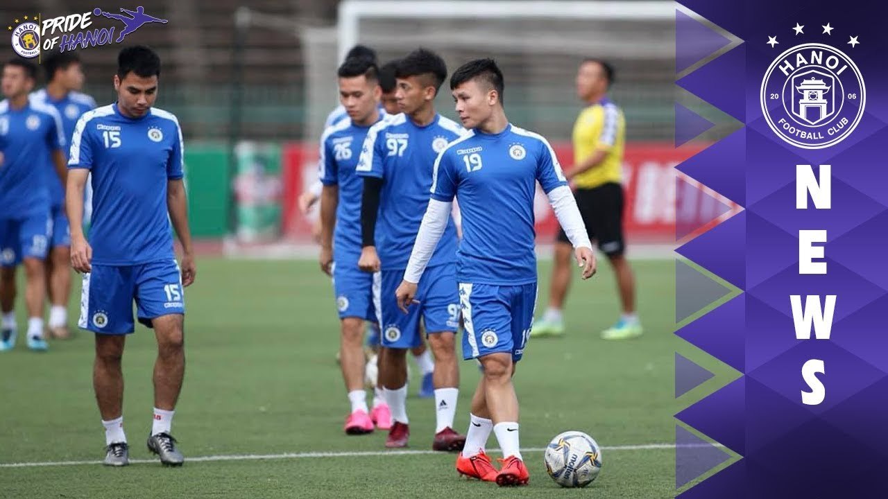 Buổi tập rất quan trọng của CLB Hà Nội trên đất Campuchia chuẩn bị cho trận đấu với Naga World
