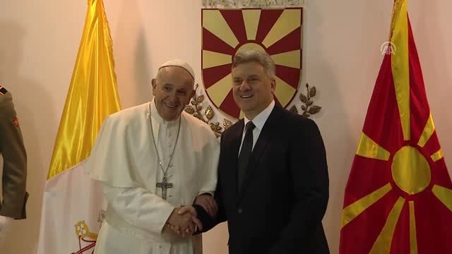 Papa Franciscus-Gyorge Ivanov Ortak Basın Toplantısı