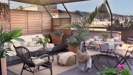 Una terraza mini que lo tiene todo
