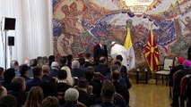 Papa Franciscus-Gyorge Ivanov ortak basın toplantısı - ÜSKÜP