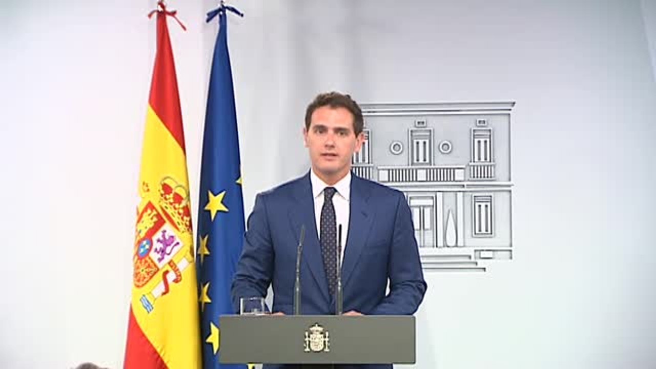 Rivera dice que hará una oposición "firme" pero "leal a los españoles y con sentido de Estado"