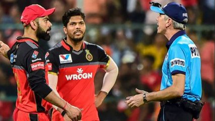 IPL 2019 : Umpire Nigel Llong breaks Stadium Door after verbal spat with Virat Kohli |वनइंडिया हिंदी