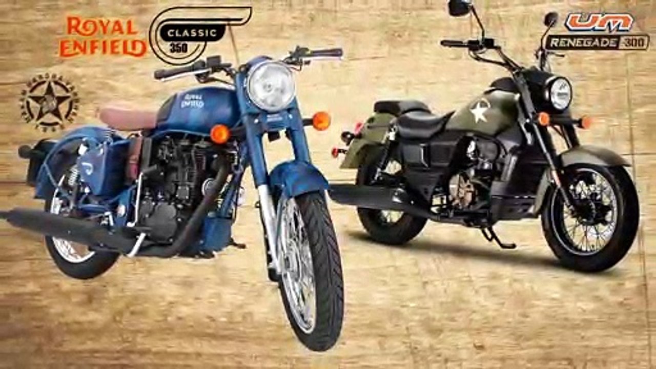 ROYAL ENFIELD CLASSIC 350 CC VS RENEGADE 300 CC BIKE