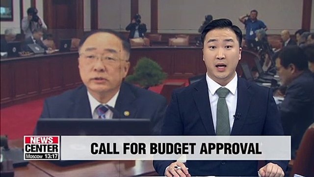 Finance Minister Hong calls for National Assembly to endorse government-led budget plan