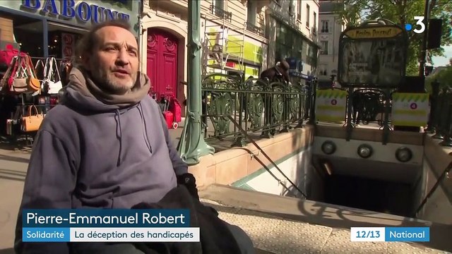 Solidarité : les handicapés déçus par Emmanuel Macron