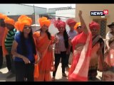 VIDEO: बीकानेर के स्थापना दिवस पर महिलाओं ने सिर पर पगड़ी पहनकर की पतंगबाजी