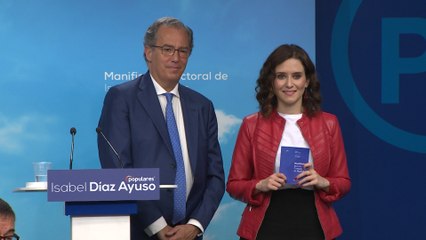 Ayuso en la presentación de su Manifiesto para la autonomía