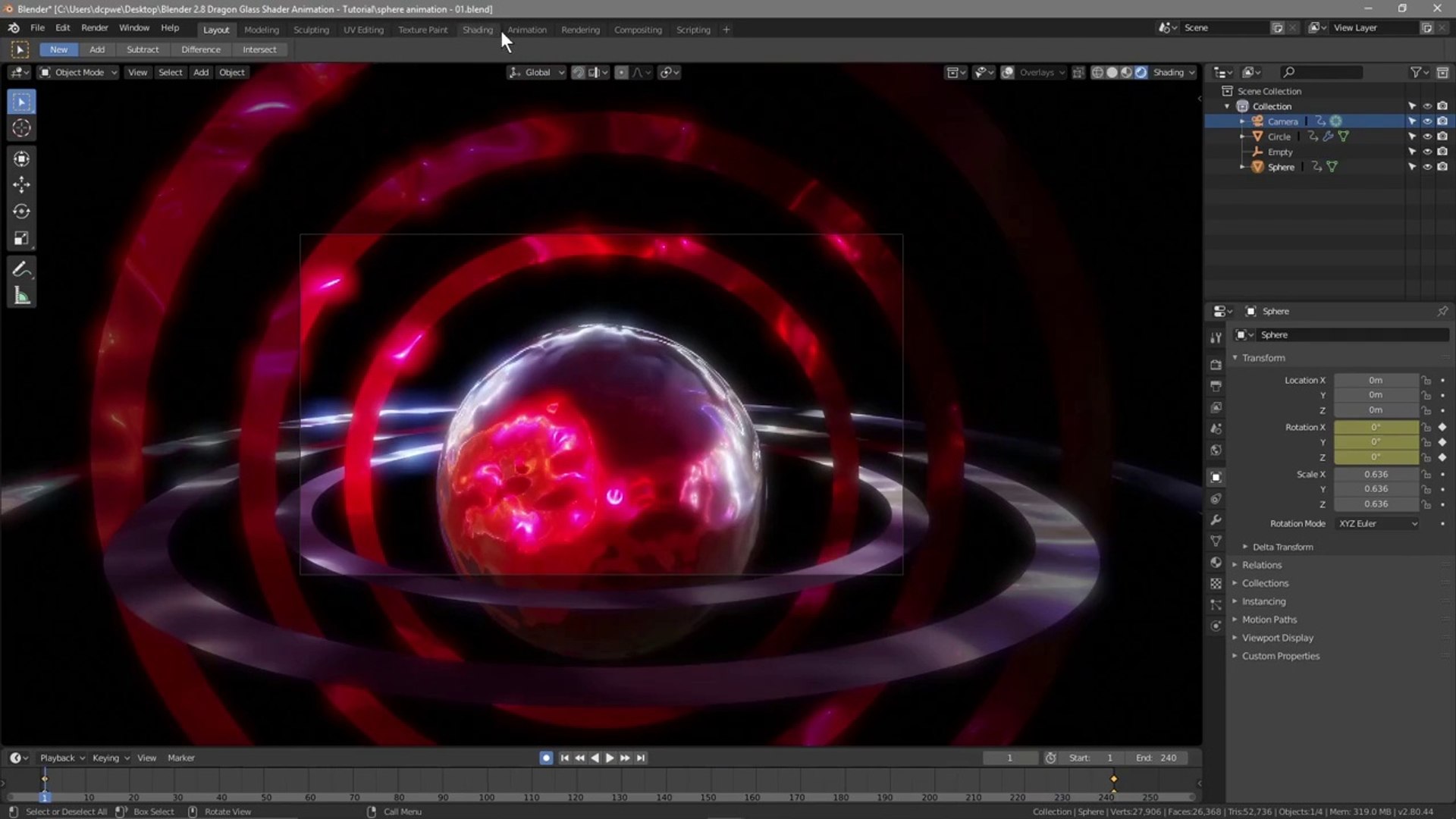 ⁣Blender Tutorial Animation